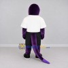 Custom Purple and White Snake in Sportswear Mascot Costume Adult Full Body Suit for Sports Events
