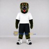 Custom Dark Green and White Snake in Sportswear Mascot Costume Adult Full Body Suit for Sports Events Custom Dark Green and White Snake in Sportswear Mascot Costume Adult Full Body Suit for Sports Events