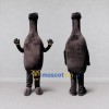 Custom Dark Brown Bottle Character Mascot Costume Adult Full Body Suit for Community Events