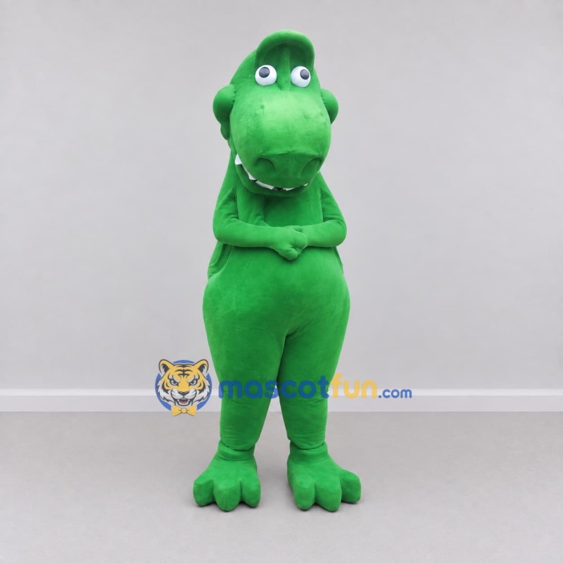 Custom Green Dinosaur Character Mascot Costume Adult Full Body Suit for Dinosaur Events Custom Green Dinosaur Character Mascot Costume Adult Full Body Suit for Dinosaur Events