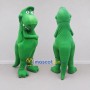 Custom Green Dinosaur Character Mascot Costume Adult Full Body Suit for Dinosaur Events