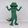Custom Dark Green Frog-Like Fantasy Creature Mascot Costume Adult Full Body Suit for Theme Parties