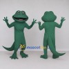 Custom Dark Green Frog-Like Fantasy Creature Mascot Costume Adult Full Body Suit for Theme Parties