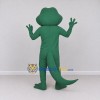 Custom Dark Green Frog-Like Fantasy Creature Mascot Costume Adult Full Body Suit for Theme Parties