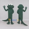 Custom Dark Green Frog-Like Fantasy Creature Mascot Costume Adult Full Body Suit for Theme Parties