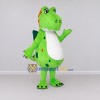Custom Green and Orange Winged Dragon Character Mascot Costume Adult Full Body Suit for Theme Parties Custom Green and Orange Winged Dragon Character Mascot Costume Adult Full Body Suit for Theme Parties