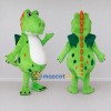 Custom Green and Orange Winged Dragon Character Mascot Costume Adult Full Body Suit for Theme Parties Custom Green and Orange Winged Dragon Character Mascot Costume Adult Full Body Suit for Theme Parties
