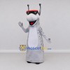 Custom Gray and White Slug Character with Sunglasses Mascot Costume Adult Full Body Suit for Garden Events Custom Gray and White Slug Character with Sunglasses Mascot Costume Adult Full Body Suit for Garden Events