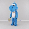 Custom Blue and White Dinosaur Character Mascot Costume Adult Full Body Suit for Dinosaur Events Custom Blue and White Dinosaur Character Mascot Costume Adult Full Body Suit for Dinosaur Events