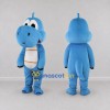 Custom Blue and White Dinosaur Character Mascot Costume Adult Full Body Suit for Dinosaur Events Custom Blue and White Dinosaur Character Mascot Costume Adult Full Body Suit for Dinosaur Events