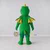 Custom Green and Yellow Winged Dragon Mascot Costume Adult Full Body Suit for Theme Parties Custom Green and Yellow Winged Dragon Mascot Costume Adult Full Body Suit for Theme Parties