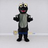 Custom Black and Gray Winged Dragon Mascot Costume Adult Full Body Suit for Theme Parties Custom Black and Gray Winged Dragon Mascot Costume Adult Full Body Suit for Theme Parties