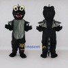 Custom Black and Gray Winged Dragon Mascot Costume Adult Full Body Suit for Theme Parties Custom Black and Gray Winged Dragon Mascot Costume Adult Full Body Suit for Theme Parties