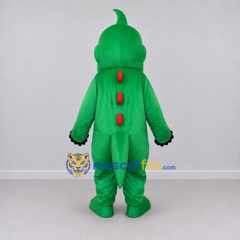Custom Green and Yellow Dinosaur Character Mascot Costume Adult Full Body Suit for Dinosaur Events Custom Green and Yellow Dinosaur Character Mascot Costume Adult Full Body Suit for Dinosaur Events