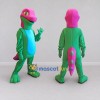 Custom Green and Pink Lizard Character Mascot Costume Adult Full Body Suit for School Events Custom Green and Pink Lizard Character Mascot Costume Adult Full Body Suit for School Events