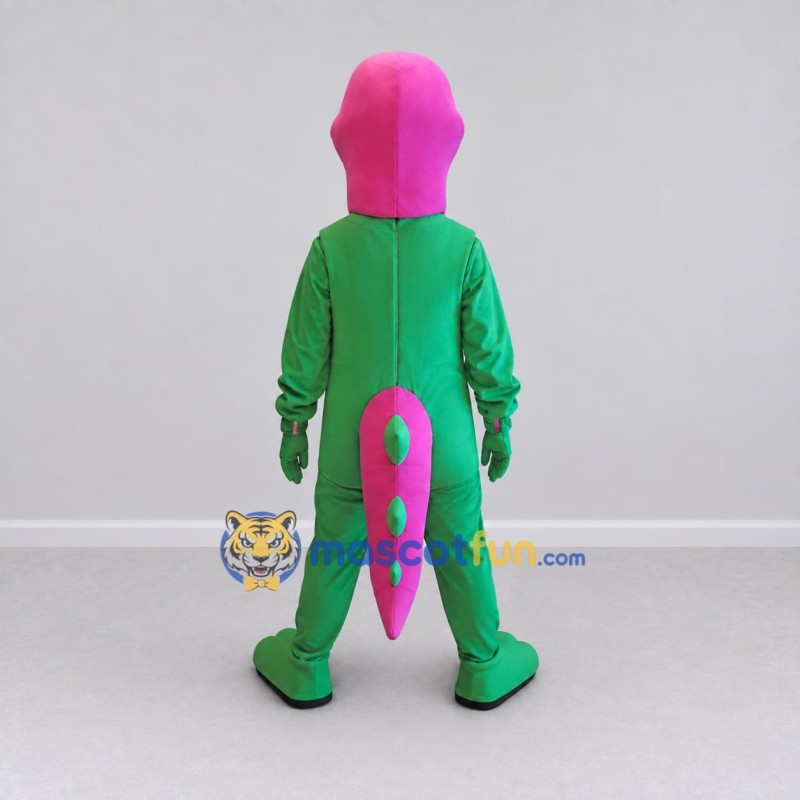 Custom Green and Pink Lizard Character Mascot Costume Adult Full Body Suit for School Events Custom Green and Pink Lizard Character Mascot Costume Adult Full Body Suit for School Events