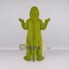 Custom Green and Yellow Crocodile Character Mascot Costume Adult Full Body Suit for Wildlife Events