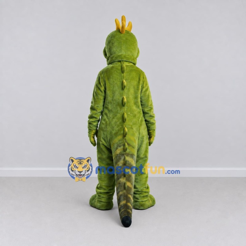 Custom Green and Yellow Dragon Character Mascot Costume Adult Full Body Suit for Theme Parties Custom Green and Yellow Dragon Character Mascot Costume Adult Full Body Suit for Theme Parties