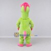 Custom Light Green and Pink Dragon Character Mascot Costume Adult Full Body Suit for Theme Parties Custom Light Green and Pink Dragon Character Mascot Costume Adult Full Body Suit for Theme Parties