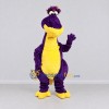Custom Purple and Yellow Dinosaur Character Mascot Costume Adult Full Body Suit for Dinosaur Events