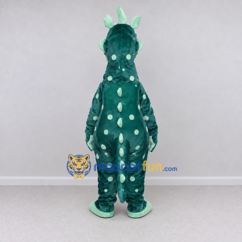 Custom Teal and Mint Green Dragon Character Mascot Costume Adult Full Body Suit for Theme Parties Custom Teal and Mint Green Dragon Character Mascot Costume Adult Full Body Suit for Theme Parties