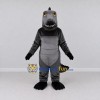 Custom Black and Gray Dinosaur Character Mascot Costume Adult Full Body Suit for Dinosaur Events Custom Black and Gray Dinosaur Character Mascot Costume Adult Full Body Suit for Dinosaur Events