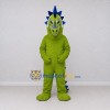Custom Green and Blue Spiky Dragon Character Mascot Costume Adult Full Body Suit for Theme Parties Custom Green and Blue Spiky Dragon Character Mascot Costume Adult Full Body Suit for Theme Parties