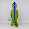 Custom Green and Blue Spiky Dragon Character Mascot Costume Adult Full Body Suit for Theme Parties Custom Green and Blue Spiky Dragon Character Mascot Costume Adult Full Body Suit for Theme Parties