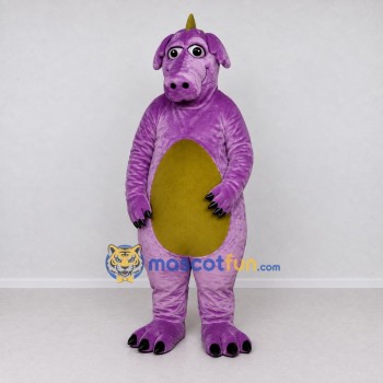 Custom Purple and Yellow Dragon Character Mascot Costume Adult Full Body Suit for Theme Parties Custom Purple and Yellow Dragon Character Mascot Costume Adult Full Body Suit for Theme Parties