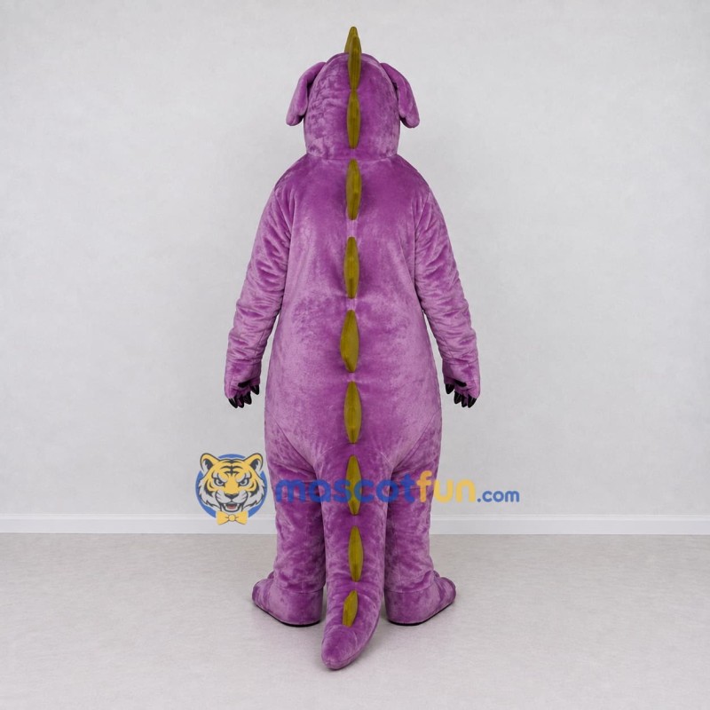 Custom Purple and Yellow Dragon Character Mascot Costume Adult Full Body Suit for Theme Parties Custom Purple and Yellow Dragon Character Mascot Costume Adult Full Body Suit for Theme Parties