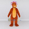 Custom Orange and Pink Dragon Character Mascot Costume Adult Full Body Suit for Theme Parties Custom Orange and Pink Dragon Character Mascot Costume Adult Full Body Suit for Theme Parties