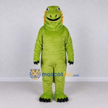 Custom Green and Yellow Dinosaur Character Mascot Costume Adult Full Body Suit for Dinosaur Events Custom Green and Yellow Dinosaur Character Mascot Costume Adult Full Body Suit for Dinosaur Events