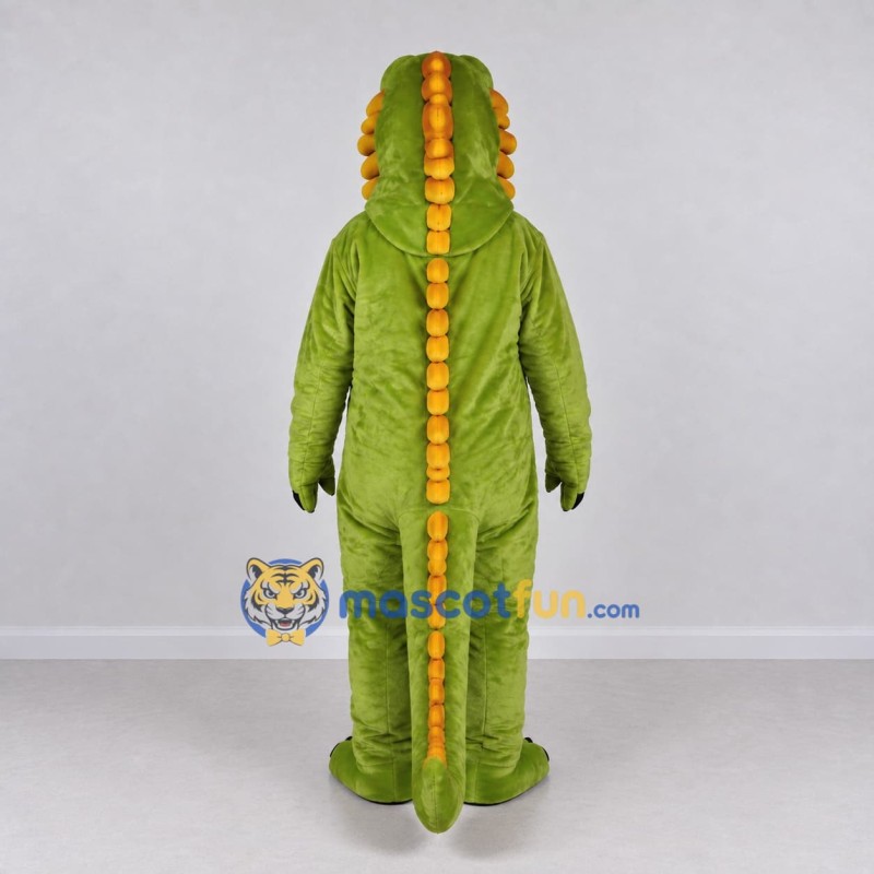 Custom Green and Yellow Dinosaur Character Mascot Costume Adult Full Body Suit for Dinosaur Events Custom Green and Yellow Dinosaur Character Mascot Costume Adult Full Body Suit for Dinosaur Events