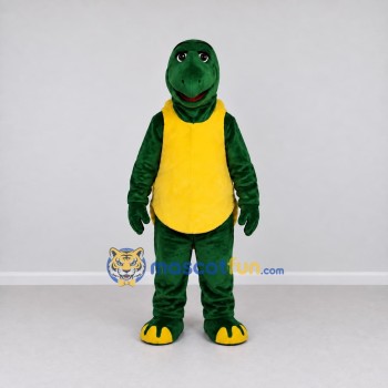 Custom Green and Yellow Turtle Mascot Costume Adult Full Body Suit for Wildlife Events Custom Green and Yellow Turtle Mascot Costume Adult Full Body Suit for Wildlife Events