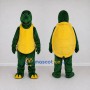 Custom Green and Yellow Turtle Mascot Costume Adult Full Body Suit for Wildlife Events