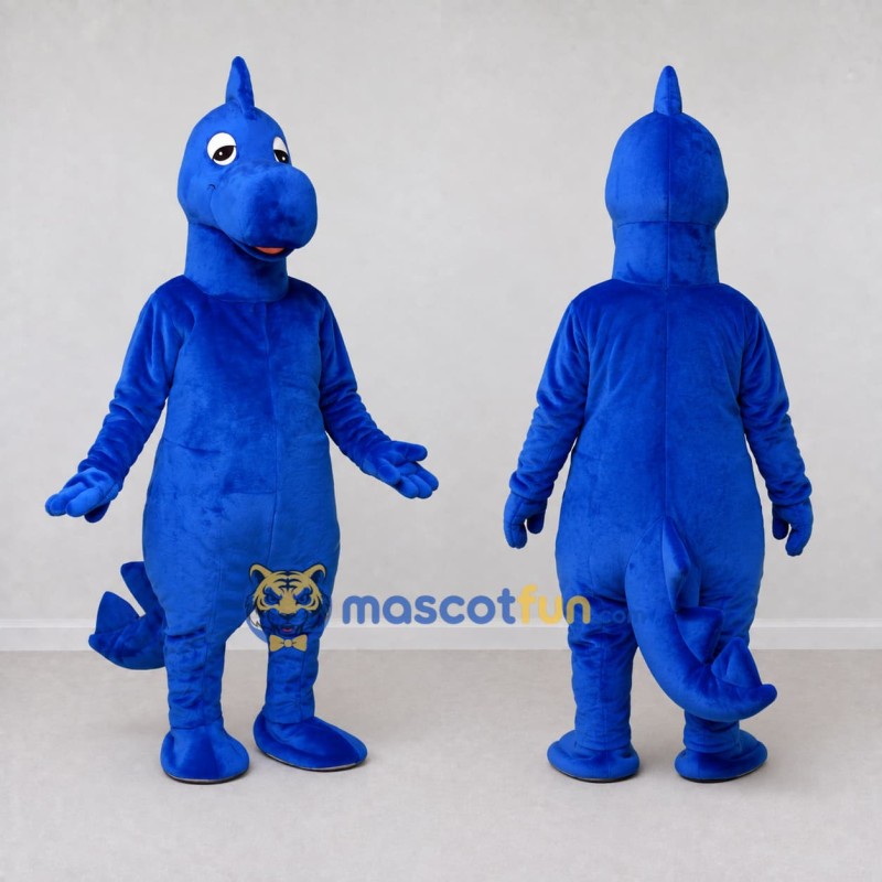 Custom Blue Dinosaur Character Mascot Costume Adult Full Body Suit for Dinosaur Events Custom Blue Dinosaur Character Mascot Costume Adult Full Body Suit for Dinosaur Events