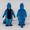Custom Blue and Black Dragon Character Mascot Costume Adult Full Body Suit for Theme Parties Custom Blue and Black Dragon Character Mascot Costume Adult Full Body Suit for Theme Parties