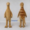 Custom Tan and Brown Dinosaur Character Mascot Costume Adult Full Body Suit for Dinosaur Events Custom Tan and Brown Dinosaur Character Mascot Costume Adult Full Body Suit for Dinosaur Events