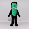 Custom Black and Green Toothy Monster Character Mascot Costume Adult Full Body Suit for Theme Parties Custom Black and Green Toothy Monster Character Mascot Costume Adult Full Body Suit for Theme Parties