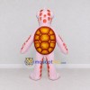 Custom Pink and Orange Sea Turtle Character Mascot Costume Adult Full Body Suit for Ocean Events Custom Pink and Orange Sea Turtle Character Mascot Costume Adult Full Body Suit for Ocean Events