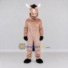 Custom Tan and Brown Horse Mascot Costume Adult Full Body Suit for Farm Events Custom Tan and Brown Horse Mascot Costume Adult Full Body Suit for Farm Events