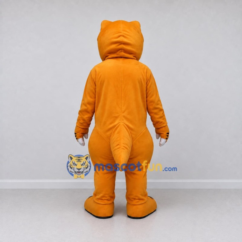 Custom Orange Tyrannosaurus Character Mascot Costume Adult Full Body Suit for Dinosaur Events