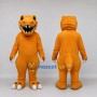 Custom Orange Tyrannosaurus Character Mascot Costume Adult Full Body Suit for Dinosaur Events