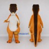 Custom Orange and Brown Tyrannosaurus Character Mascot Costume Adult Full Body Suit for Dinosaur Events