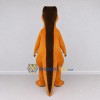 Custom Orange and Brown Tyrannosaurus Character Mascot Costume Adult Full Body Suit for Dinosaur Events