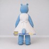 Custom Light Blue and White Hippo in a Dress Mascot Costume Adult Full Body Suit for Dance Events Custom Light Blue and White Hippo in a Dress Mascot Costume Adult Full Body Suit for Dance Events