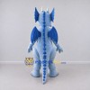 Custom Light Blue and Red Winged Dragon Mascot Costume Adult Full Body Suit for Theme Parties Custom Light Blue and Red Winged Dragon Mascot Costume Adult Full Body Suit for Theme Parties
