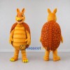 Custom Orange and Yellow Armadillo Character Mascot Costume Adult Full Body Suit for Wildlife Events Custom Orange and Yellow Armadillo Character Mascot Costume Adult Full Body Suit for Wildlife Events