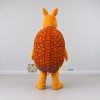 Custom Orange and Yellow Armadillo Character Mascot Costume Adult Full Body Suit for Wildlife Events Custom Orange and Yellow Armadillo Character Mascot Costume Adult Full Body Suit for Wildlife Events