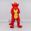 Custom Red and Yellow Winged Dragon Mascot Costume Adult Full Body Suit for Theme Parties Custom Red and Yellow Winged Dragon Mascot Costume Adult Full Body Suit for Theme Parties